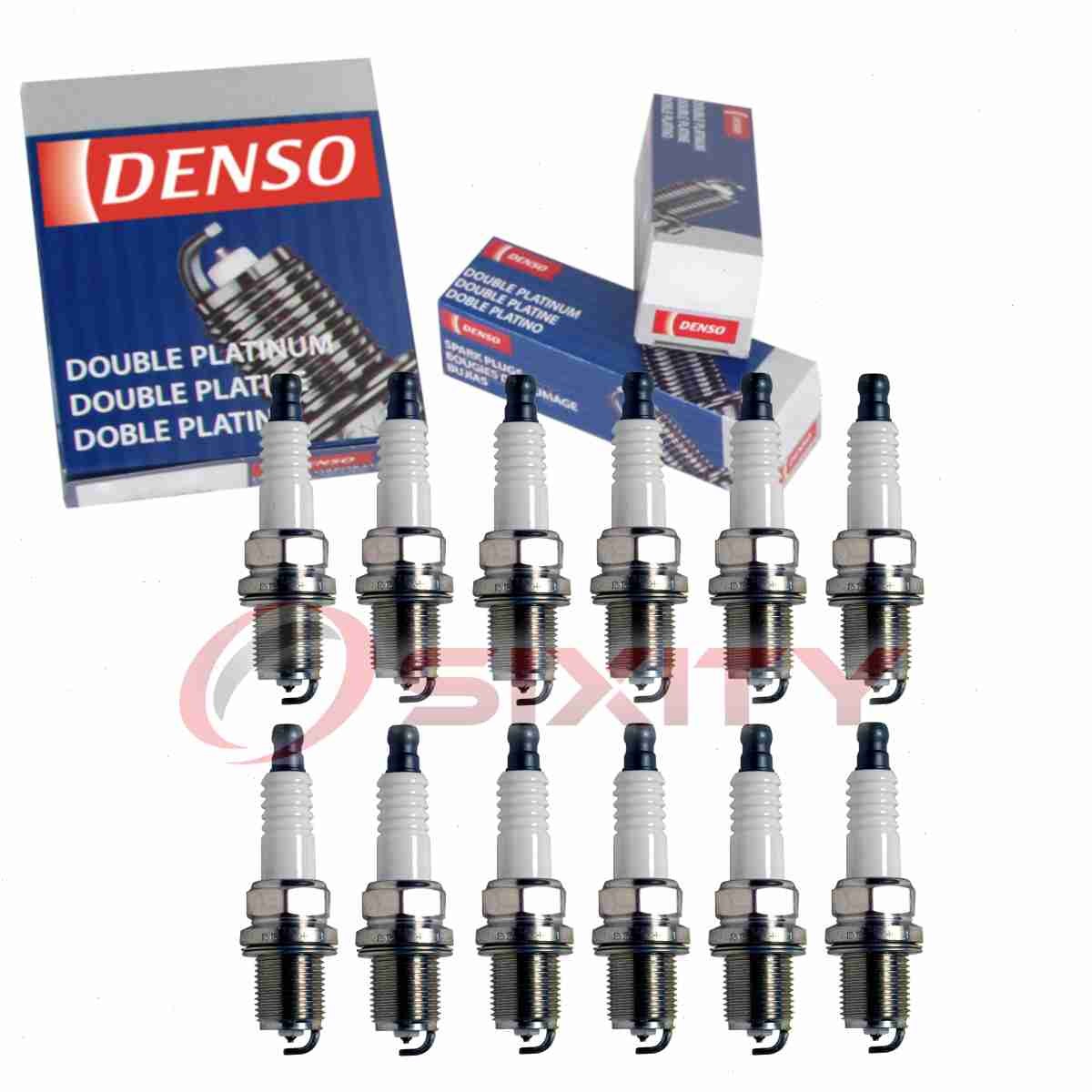 12 pc Denso Platinum Long Life Spark Plugs for 1999-2004 Mercedes-Benz E320 gv