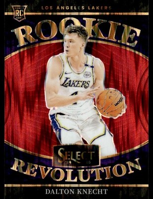 2024-25 Select Rookie Revolution Red Shock Dalton Knecht Rookie 36/99 Los