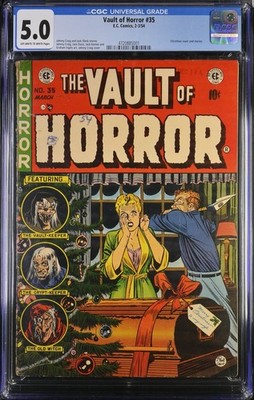 Vault of Horror #35 CGC VG/FN 5.0 Off White to White EC 1954