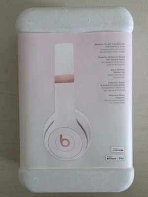 BEATS BY DR. DRE Beats Solo 4 - Wireless Bluetooth On-Ear Headphones - Metallic Pink - New Sealed
