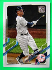 Aaron Judge 2021 Topps #99 Series 1 MINT-GEM Yankees 70th Anniversary F0011