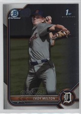 2022 Bowman Draft Chrome Troy Melton #BDC-118 0b3