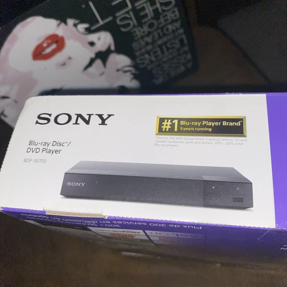 Sony BDP-S6700 Blu-ray/DVD/CD Player, Wi-Fi Built-In, Bluetooth, 4K UHD Upscale - Image 1 of 1