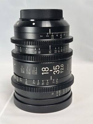 [防湿庫保管]SIGMA 18-35mm T2 / CANON EF mount Sigma Cine 18-35mm T2 Canon EF Mount Cinema Zoom Lens | eBay
