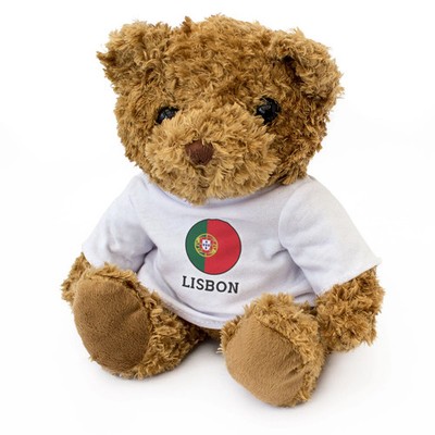 Libson (Portugal Flagge Roundel) - Teddybär - Lustiges Souvenir Geschenk