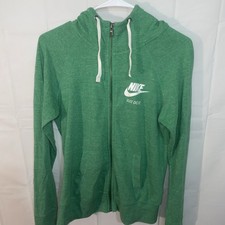 Nike gym vintage full zip hoodie size small Kelly/pine green