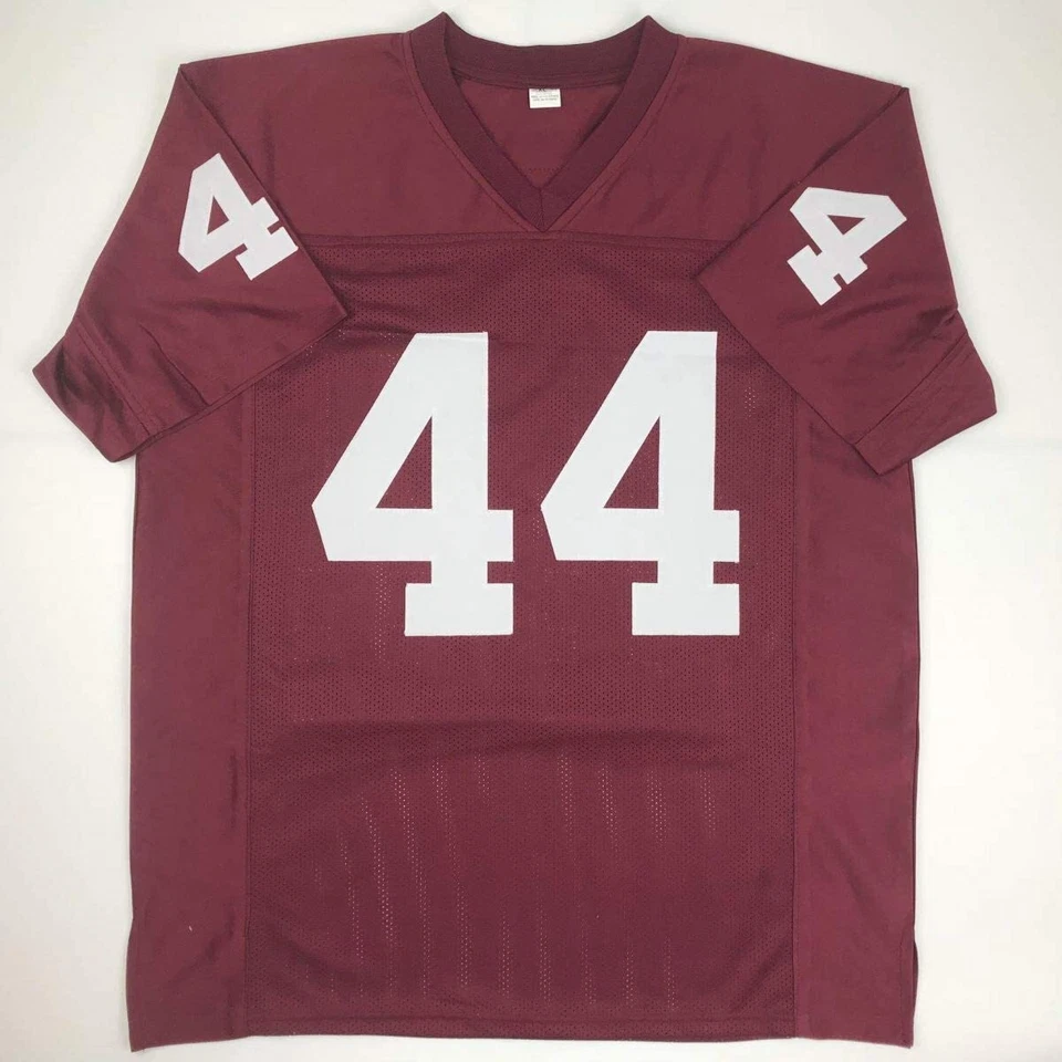 Autographed/Signed Brian Bosworth Oklahoma Red College Football Jersey JSA COA - Image 4 of 4