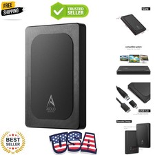 500GB External Hard Drive Ultra Slim Portable HDD-USB 3.0 for PC, Mac, Laptop...