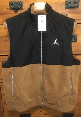 Nike Air Jordan Essentials Winter Vest Men s Size 2XL FD8628-281 Black/Brown New