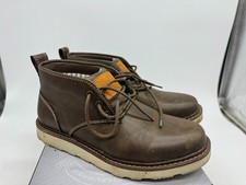 Buffalo David Bitton Metcalf Boots Men's Brown Pull On Memory Foam Comfort - 8.5