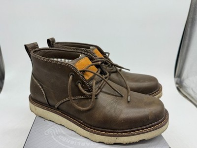 Buffalo David Bitton Metcalf Boots Men's Brown Pull On Memory Foam Comfort - 8.5