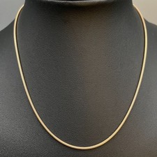 MASSIVE SCHLANGENKETTE  41cm AUS 585er GELBGOLD FBM WERT 1598,- €