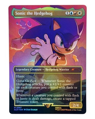 MTG | Sonic the Hedgehog | Secret Lair | Sonic | Foil | NM | EN