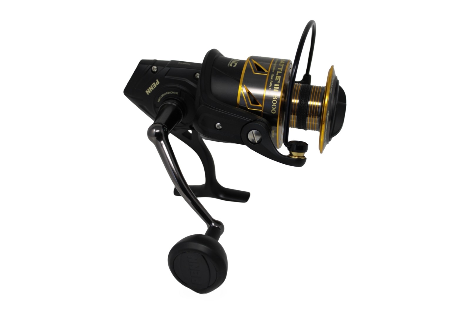 Penn Battle 8000 III Spinning Reel with 4.7:1 Gear Ratio, BTLIII8000