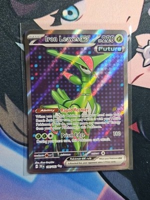 Iron Leaves ex 186/162 SV05: Temporal Forces Holo   NM Authentic Pokémon 
