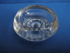 DUNCAN PLAIN ROUND OPEN SALT CELLAR w/COLLAR BASE, c1880's-1890's