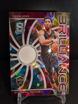 2023-24 Panini Spectra Donovan Mitchell Brilliance Astral /49 Game-Worn
