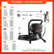 Stand Airless Paint Sprayer,650W HighEfficiency Airless Sprayer,3000PSI Electric