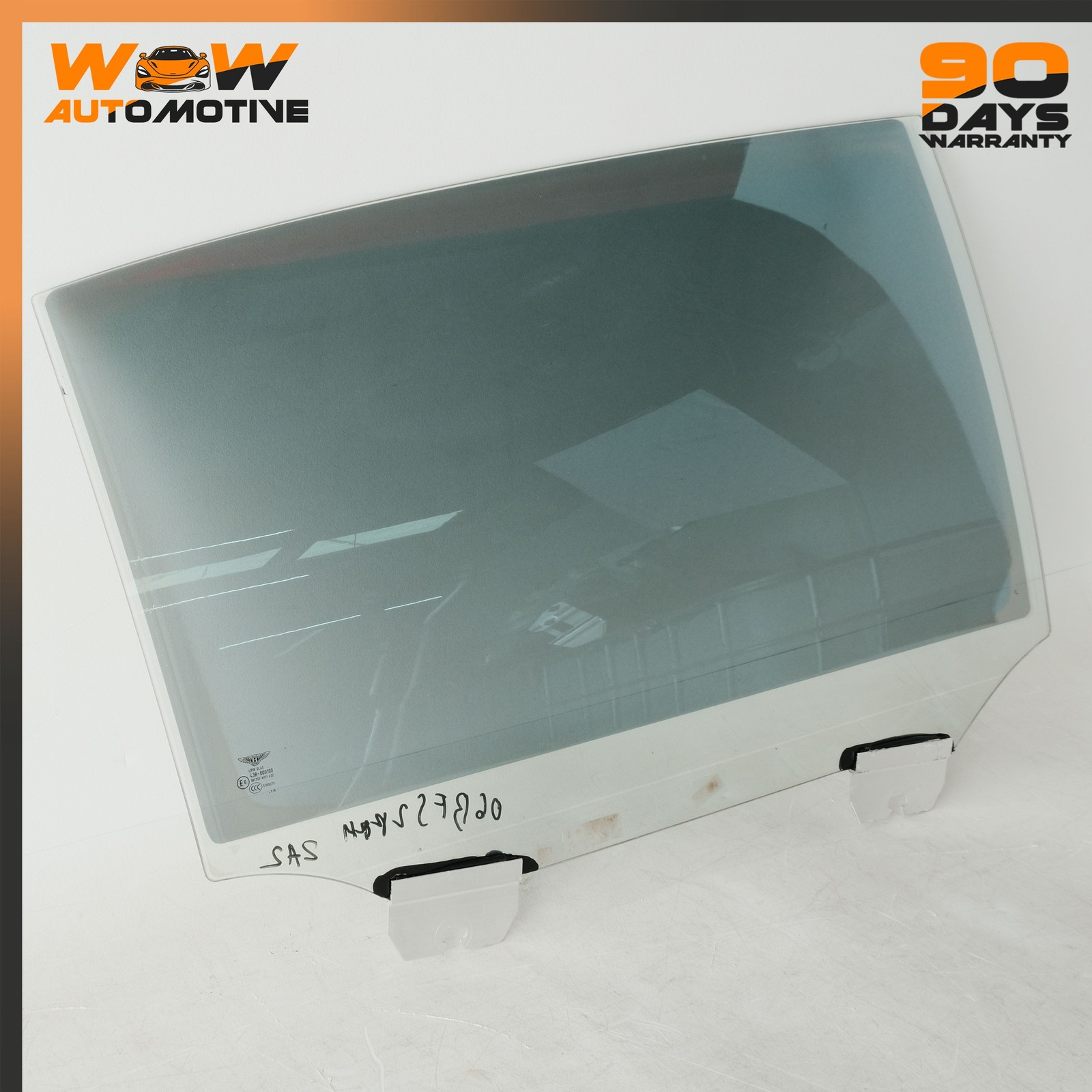 06-13 BENTLEY CONTINENTAL FLYING SPUR REAR RIGHT DOOR WINDOW GLASS OEM