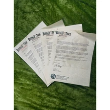 Buffalo Trace Distillery Thank You Letters Lot of 4 2024 Collectible Paper