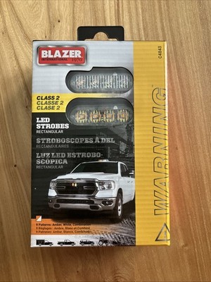 Blazer C4843 Class 2 LED Strobe Lights 12V 9 Patterns