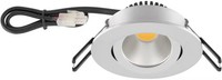 Evn Led Deckeneinbauleuchte, Rund, Schwenkbar, IP20, 350Ma, 8,4W, 3000K, 1010Lm