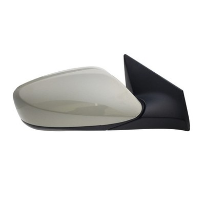 Replacement Ready to Paint Passenger Power Door Mirror w/o Turn Signal w/Heated