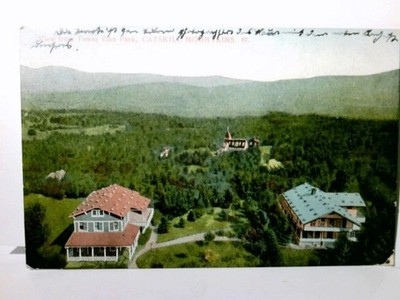View from Tower Elks Park. Catskill Mountains. NY. Vereinigte Staaten. Alte Ansi