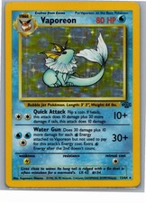 Vaporeon (12) Holo Rare Jungle 12/64 on eBay