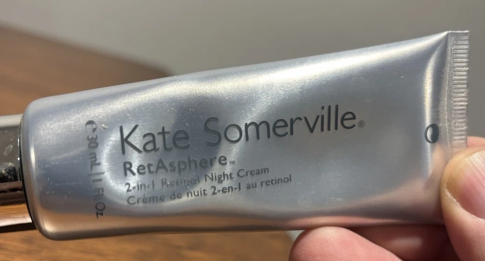 Crema de Noche Kate Somerville RetAsphere 2 en 1 Retiniana 1 Onza Líquida Nueva SIN CAJA Foto 3 de 4