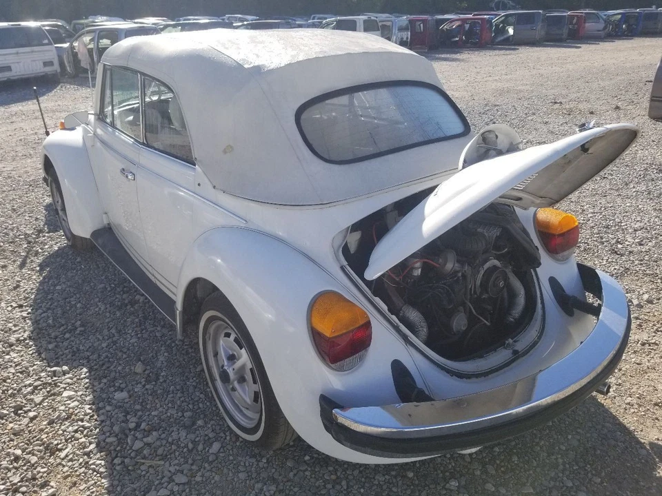 78 1978 VOLKSWAGEN BEETLE CONVERTIBLE DOOR FRONT LEFT DRIVER WHITE SEE IMAGES Foto 4 de 4