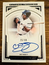 2019 National Treasures CHRISTIN STEWART Rookie Signatures Auto /99 TIGERS