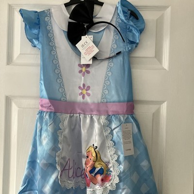 Disney Alice im Wunderland Kostüm Verkleiden Rollenspiel 11-12 Jahre Neu
