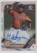 2019 Bowman Chrome Prospects Auto Melvin Adon #CPA-MA Auto 0v0o