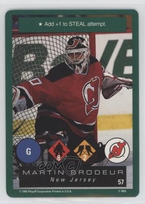 1995-96 Playoff One on One Challenge Martin Brodeur #57 HOF 0a4