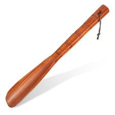 13 Inch Long Handle Wooden Shoe Horn Easy Wear Helper Shoehorns for Seniors