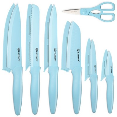 7 Piece Non-stick Coating Stainless Steel Boxed Knives Set, Anti-Rust and Dishwa