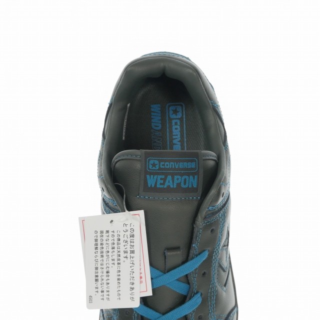 Converse x Wind and Sea WEAPON OX Sneakers Black/Blue 28cm Used/NOS thumbnail 5