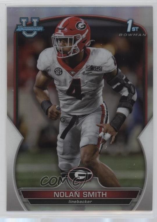 2022 Bowman U Chrome Refractor Nolan Smith #33 0nr3