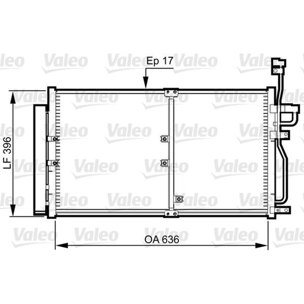 Valeo Klimakondensator KlimakÜHler Passend FüR Chevrolet Captiva Opel Antara-image