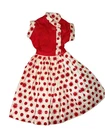 Vintage Barbie Red And White Polka Dot Swing Dress