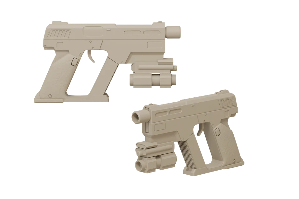 Pistola pacificadora Helldivers 2 P2 utilería de cosplay Foto 2 de 4