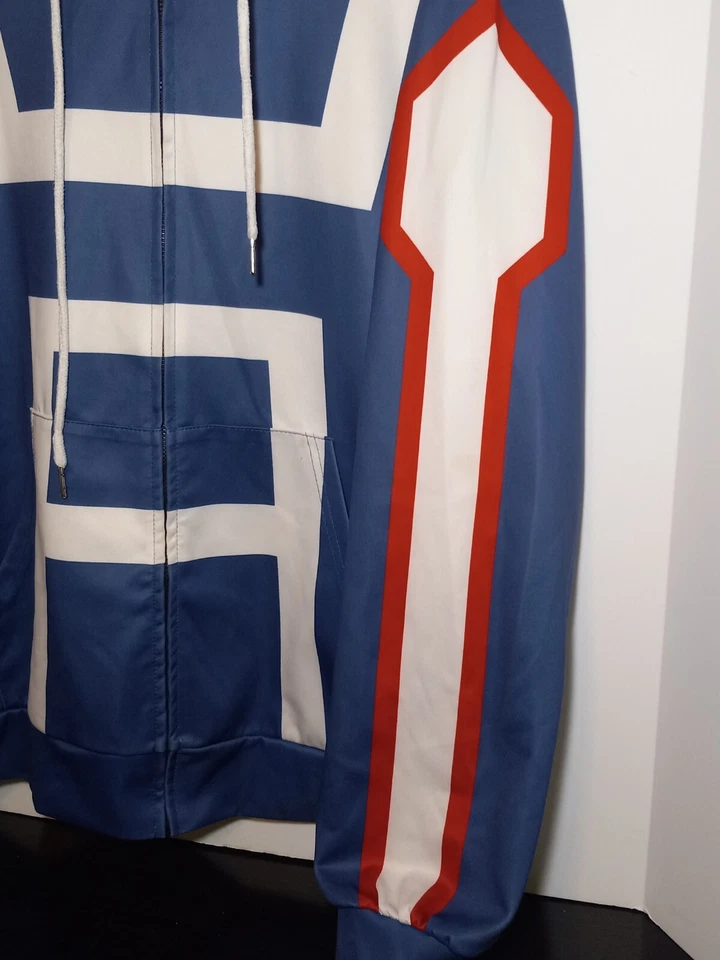Boku No My Hero Academia XL Midoriya Izuku Deku Cosplay Sudadera con Capucha Chaqueta Cremallera Foto 4 de 4