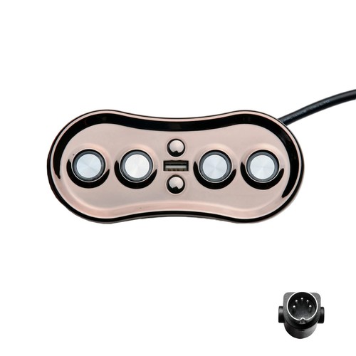 6 Button 5 Pin Hand Control Switch MLSK46-C (R) for Power Recliner Lift Chair - Picture 5 of 6