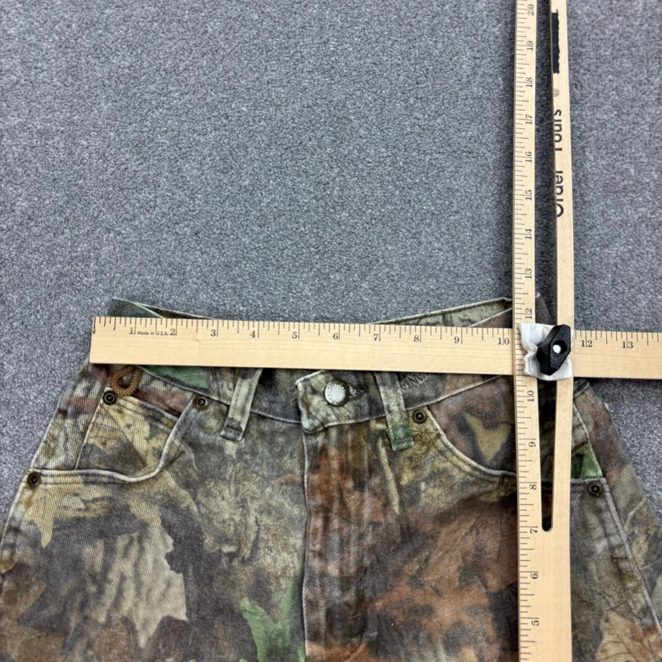 Pantalones Wrangler Niños 22x25 Marrón Realtree Carpintero Camuflaje Ropa de Trabajo Lona Juvenil Foto 2 de 4