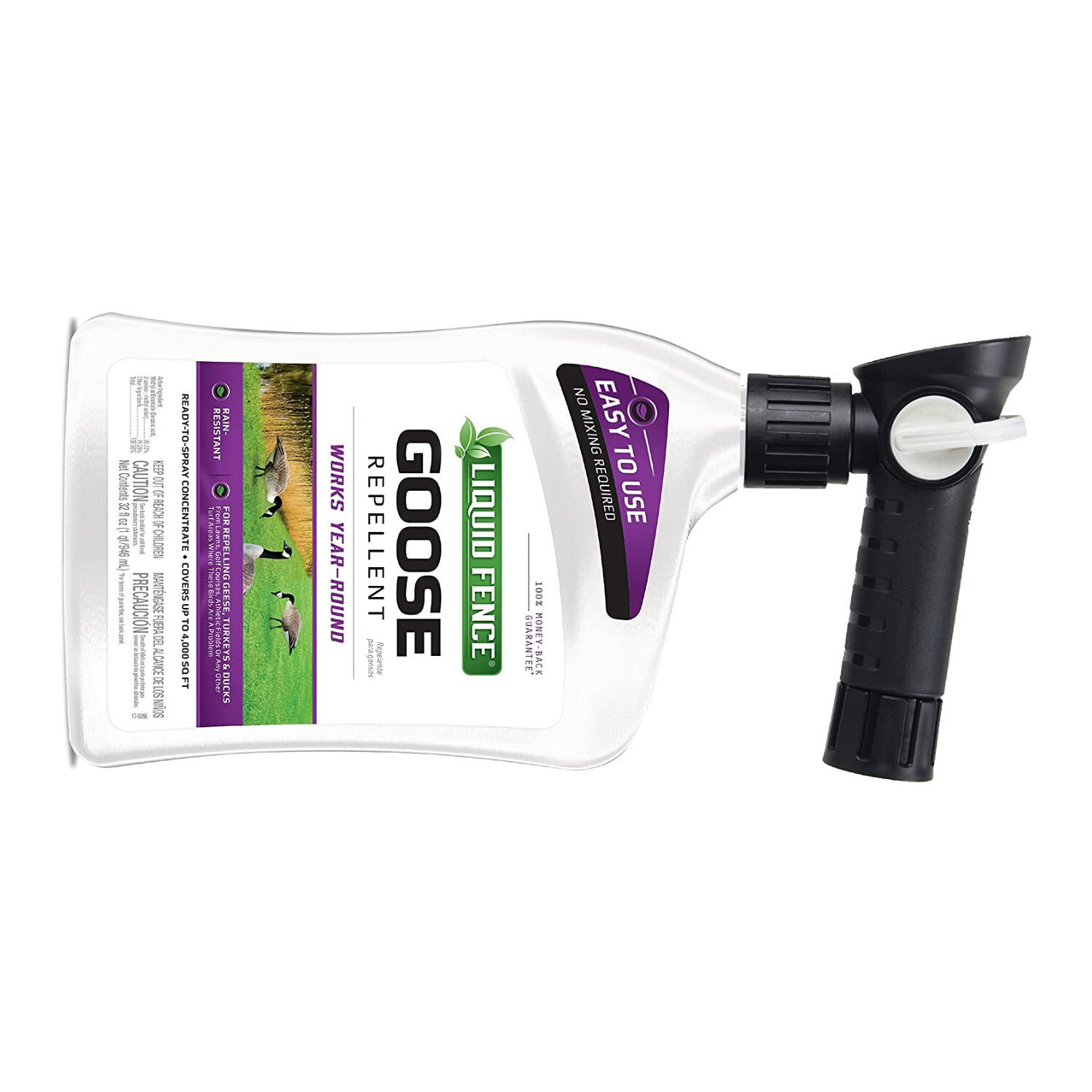 Liquid Fence Ready to Use Concentrate 32 ounce Goose Repellent Spray eBay