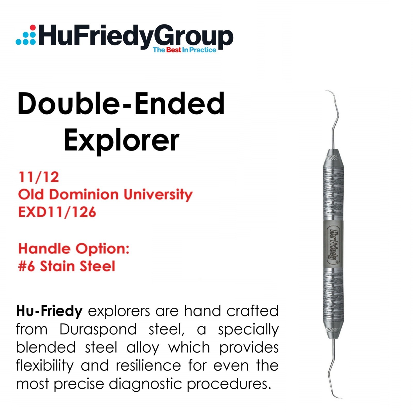 HuFriedy Doubleended Explorer EXD11/126 6 eBay