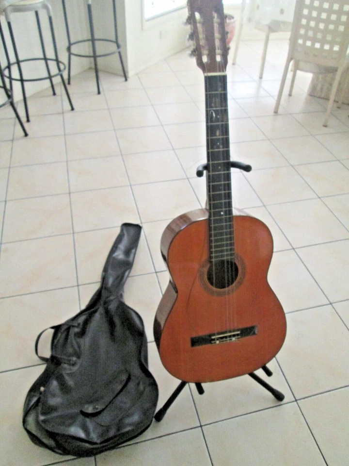 GOYA G-10 1970's Classical Guitar, Walnut Back/Sides +Case/Bag + Stand Save $$$$ - image 3 of 4