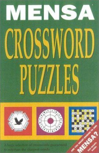 Mensa Crossword Puzzles A Huge Selection Of Crosswords Guaranteed To 