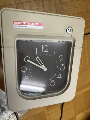 Bürk time clock K 1300, time recording system.